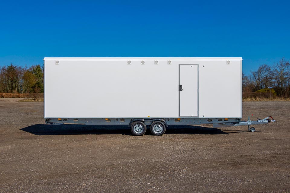 Scanvogn Crew Trailer Exterior — Portable Building Australia