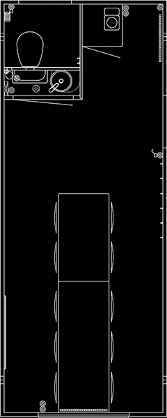 Scanvogn Office Trailer 570 Floor Plan — Portable Building Australia