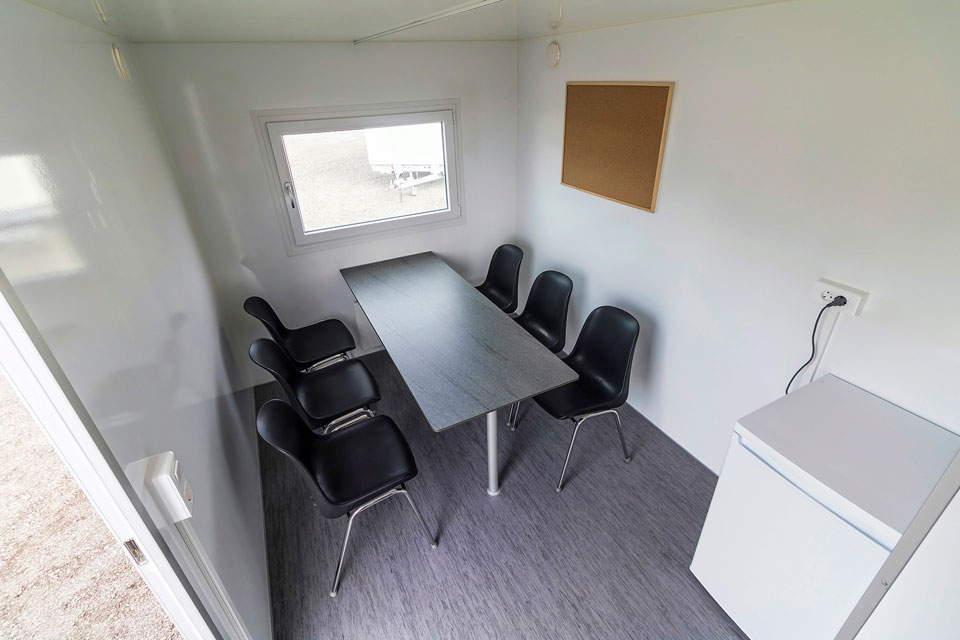 Scanvogn Office Trailer Side View — Portable Building Australia